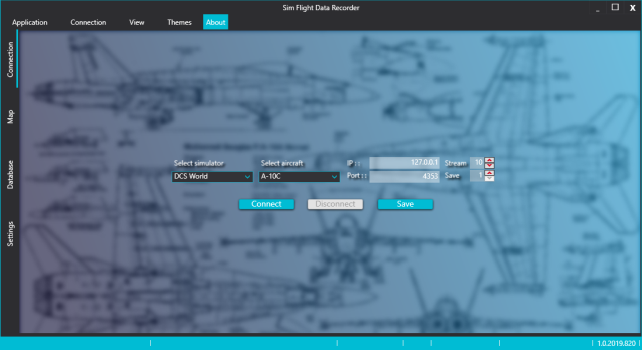 SimFDR app main window