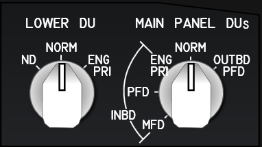 Display unit selector FO